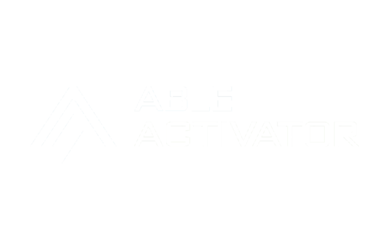Logo White - ABLE Activator